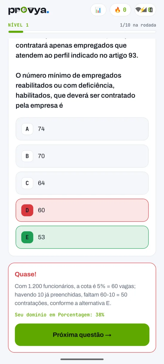 O erro vira número